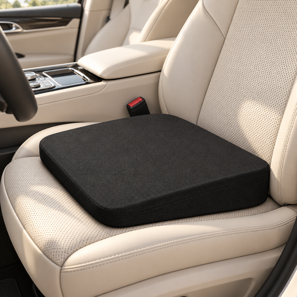 Coussin d’Assise Anti-Vibration Voiture – Rehausseur Confort