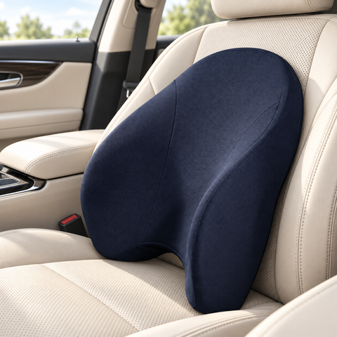 Coussin Lombaire pour Voiture Forme U Ergonomique Soutien du Dos