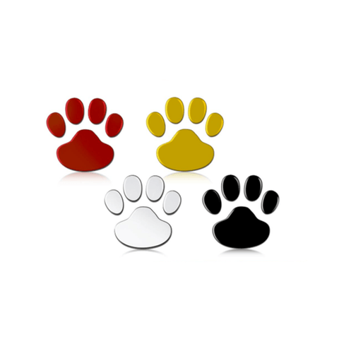 Autocollant Voiture Empreinte Patte Animal