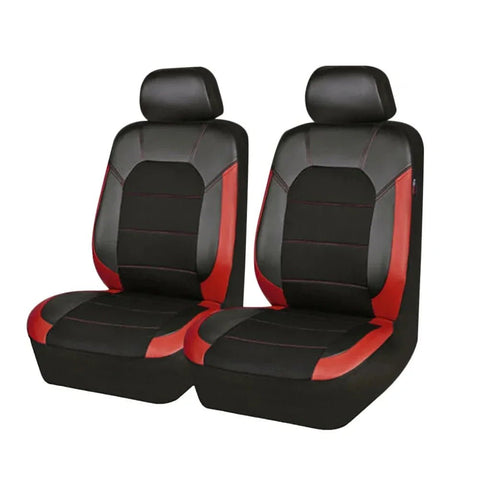 Housses de Siège Voiture Simili Cuir Style Sport