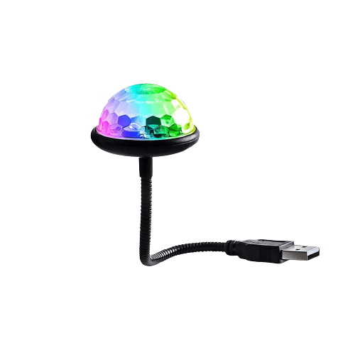 LED Voiture Intérieur Boule Disco Capteur DJ - 0