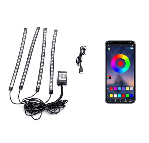 Light Car™ | Rubans LED pour ambiance d'intérieur en couleurs