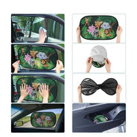 Pare Soleil Voiture pour Bébé – Lot de 2 Rideaux Électrostatiques -
