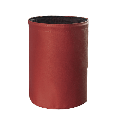 Poubelle de Voiture Cuir Rétractable