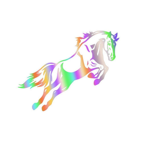 Sticker Autocollant Voiture Cheval Majestueux