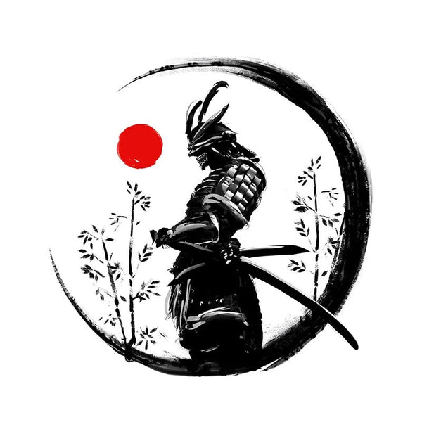 Stickers Voiture Guerriers Samouraïs Japonais -
