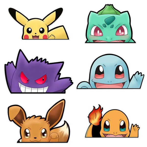 Stickers Pokémon Voiture Première Génération -