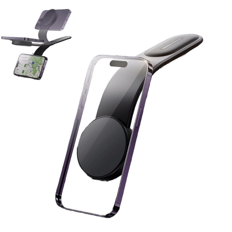Support Téléphone Voiture Magnétique Extension Pliable