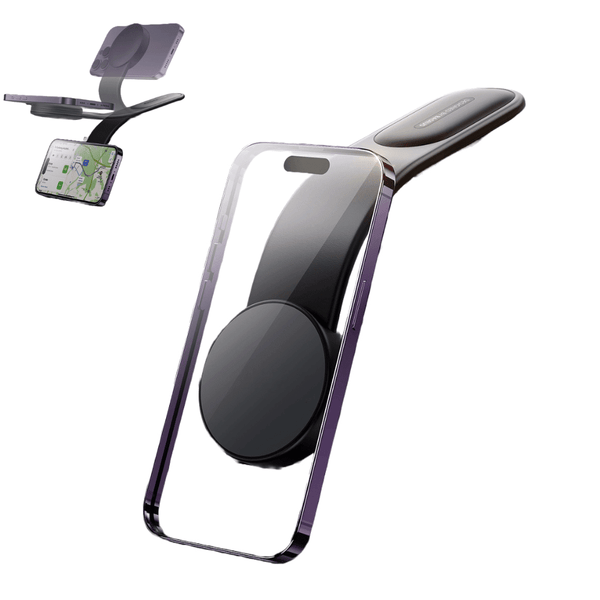 Support Téléphone Voiture Magnétique Extension Pliable - 0