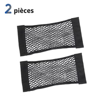 Filet de Rangement Voiture Adhérant Maille Élastique -