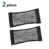 Filet de Rangement Voiture Adhérant Maille Élastique -