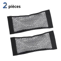 Filet de Rangement Voiture Adhérant Maille Élastique -