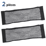 Filet de Rangement Voiture Adhérant Maille Élastique -
