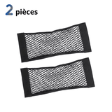 Filet de Rangement Voiture Adhérant Maille Élastique -