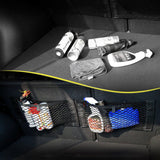 Filet de Rangement Voiture Adhérant Maille Élastique -