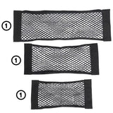 Filet de Rangement Voiture Adhérant Maille Élastique -