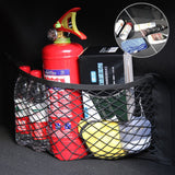 Filet de Rangement Voiture Adhérant Maille Élastique -