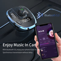 Transmetteur FM Bluetooth Voiture Numérique