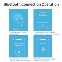 Transmetteur FM Bluetooth Voiture Numérique