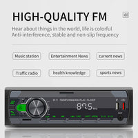 Poste Radio Bluetooth Voiture Switch LED