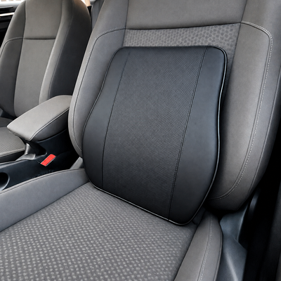 Coussin Lombaire Voiture Simili Cuir – Soutien Ferme & Confort Élégant