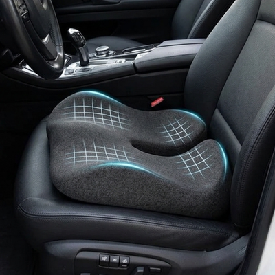 Coussin d’Assise Voiture Anti-Sciatique à Mémoire de Forme