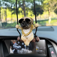 Figurine Bulldog BlingBling Suspendue