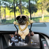 Figurine Bulldog BlingBling Suspendue