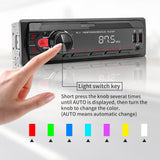 Poste Radio Bluetooth Voiture Switch LED