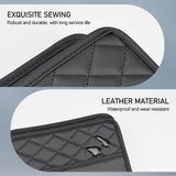 Sac de Rangement Cuir Noir Siège Voiture