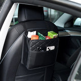 Sac de Rangement Cuir Noir Siège Voiture