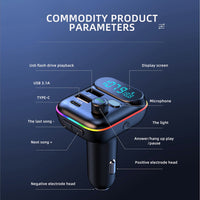 Transmetteur Bluetooth Voiture FM Multimédia