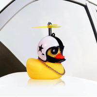 Figurine Canard Pilote Caoutchouc Jouet Voiture