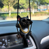 Figurine Bulldog BlingBling Suspendue