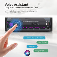 Poste Radio Bluetooth Voiture Switch LED