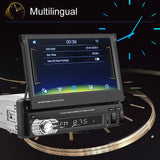 Poste Radio Lecteur MP5 Écran Tactile Rétractable