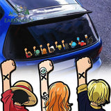 Autocollants Voiture One Piece Équipage de Chapeau de paille