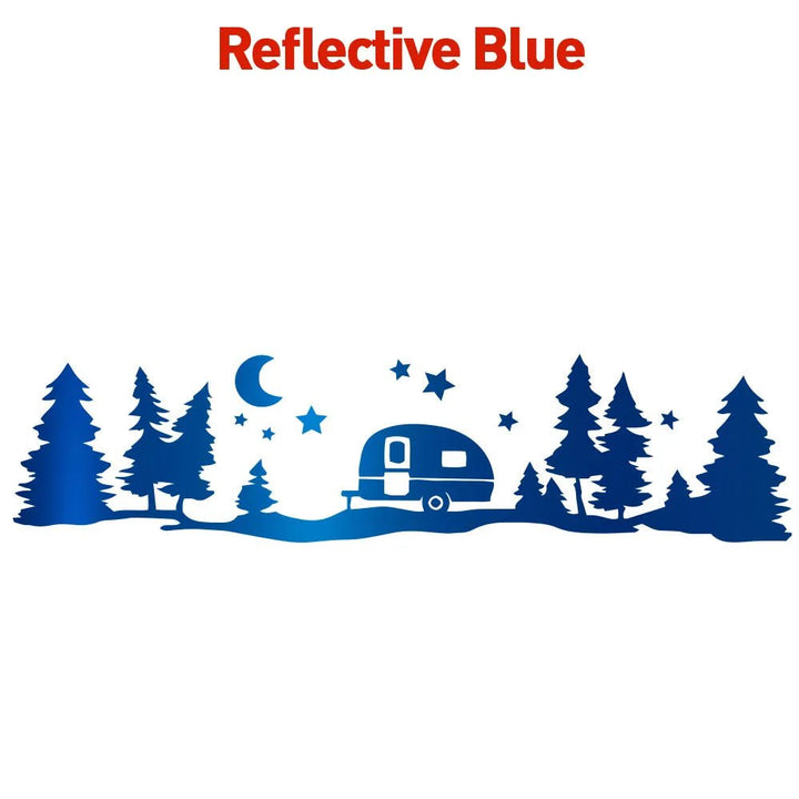 Autocollant Camping Car Aventure Nocturne - 