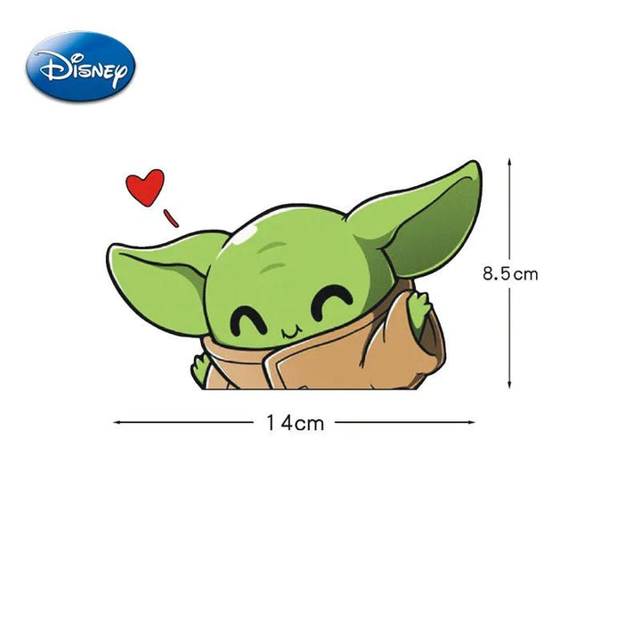 Autocollant Disney Voiture Grogu Baby Yoda - 