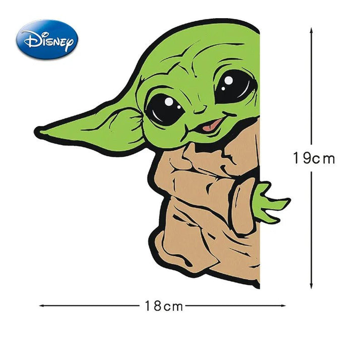 Autocollant Disney Voiture Grogu Baby Yoda - 