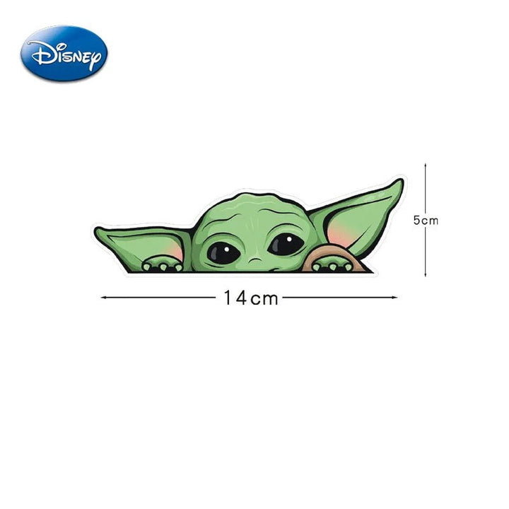Autocollant Disney Voiture Grogu Baby Yoda - 