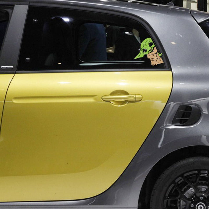 Autocollant Disney Voiture Grogu Baby Yoda - 