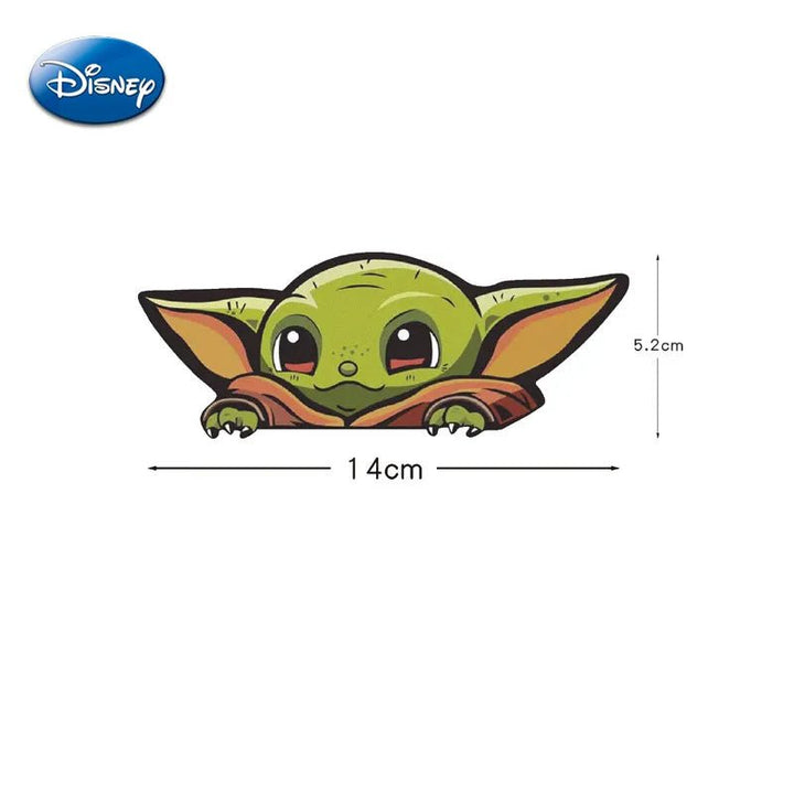 Autocollant Disney Voiture Grogu Baby Yoda - 