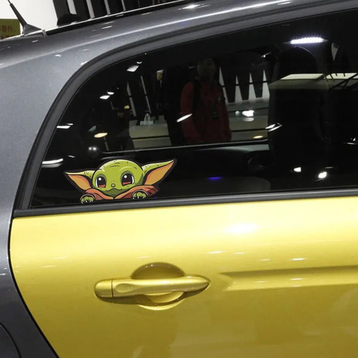 Autocollant Disney Voiture Grogu Baby Yoda - 