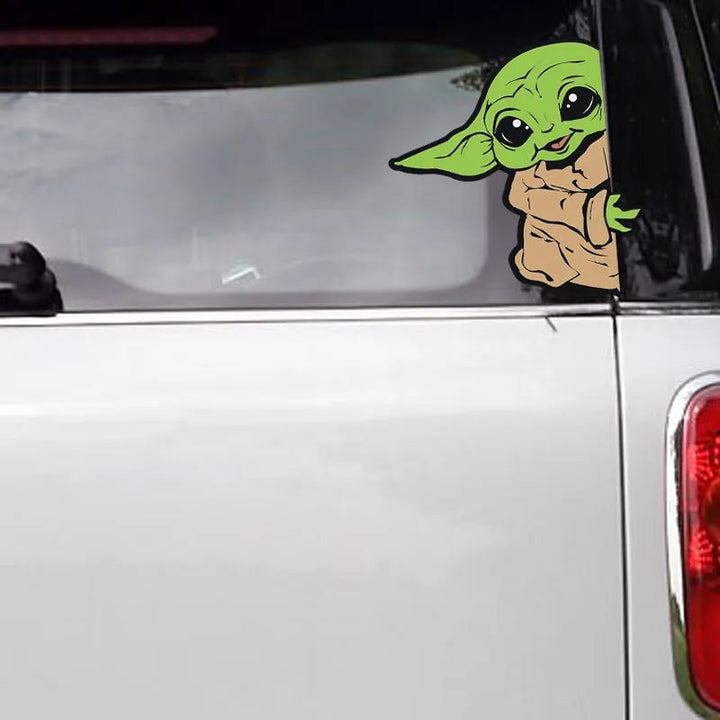 Autocollant Disney Voiture Grogu Baby Yoda - 