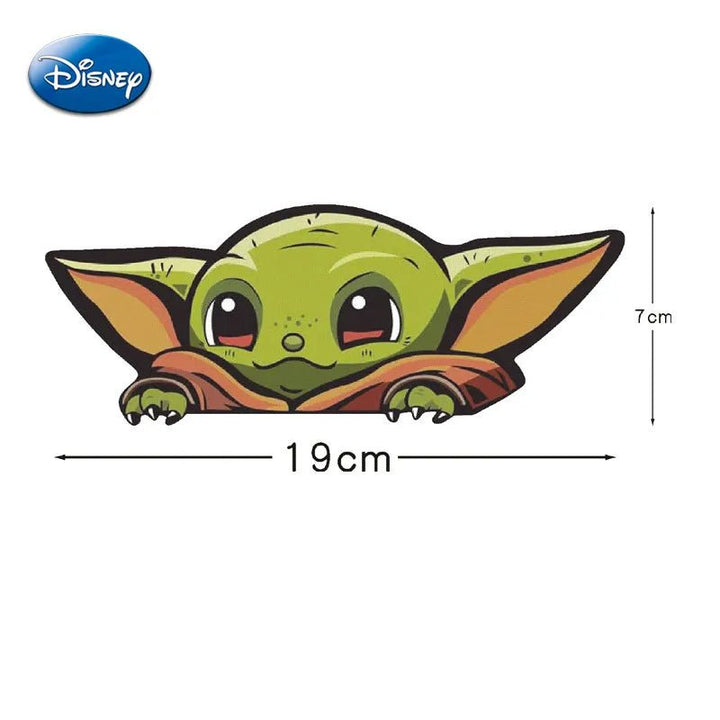 Autocollant Disney Voiture Grogu Baby Yoda - 