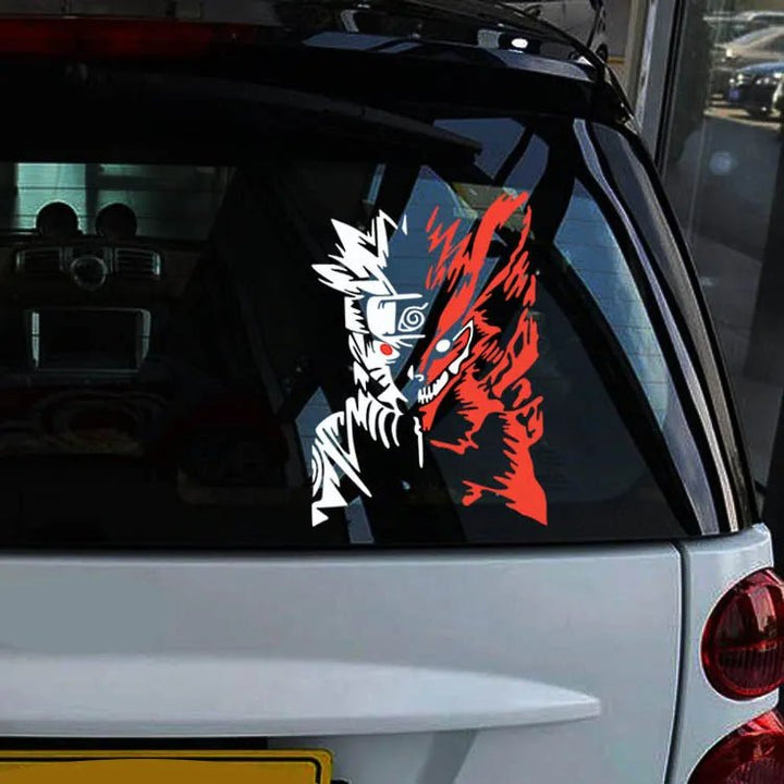 Autocollant Naruto Voiture Animation Kurama - 