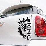 Autocollant Personnalisé Voiture Lion Royal - 