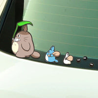 Autocollant pour Voiture Famille Totoro - 