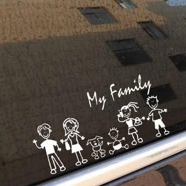 Autocollant pour Voiture My Family - 
